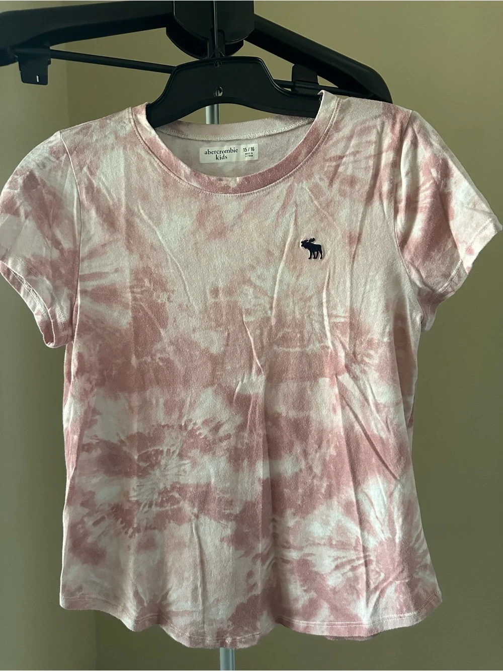 Abercrombie Kids Pink Tie-Dye Tee - 15/16